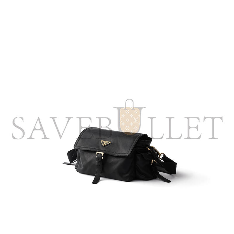 PRADA EXPLORE MEDIUM NAPPA LEATHER SHOULDER BAG WITH FLAP 1BD394 (30*14*10cm) PRADA EXPLORE MEDIUM NAPPA LEATHER SHOULDER BAG WITH FLAP 1BD394 (30*14*10cm)